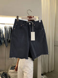 Trendy High-Waist Casual Denim Shorts