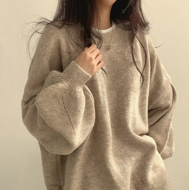 Lantern Sleeve Style Sweater